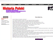 Tablet Screenshot of historia-polski.com